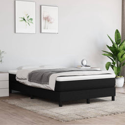 vidaXL - Bedframe - zonder - matras - 120x200 - cm - stof - zwart