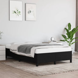 vidaXL - Bedframe - zonder - matras - 120x200 - cm - stof - zwart
