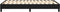 vidaXL - Bedframe - zonder - matras - 120x200 - cm - stof - zwart