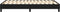 vidaXL - Bedframe - zonder - matras - 120x200 - cm - stof - zwart