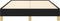 vidaXL - Bedframe - zonder - matras - 120x200 - cm - stof - zwart