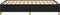 vidaXL - Bedframe - zonder - matras - 120x200 - cm - stof - zwart