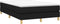 vidaXL - Bedframe - zonder - matras - 120x200 - cm - stof - zwart