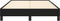 vidaXL - Bedframe - zonder - matras - 120x200 - cm - stof - zwart