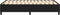 vidaXL - Bedframe - zonder - matras - 120x200 - cm - stof - zwart