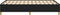 vidaXL - Bedframe - zonder - matras - 120x200 - cm - stof - zwart