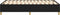 vidaXL - Bedframe - zonder - matras - 120x200 - cm - stof - zwart