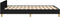 vidaXL - Bedframe - zonder - matras - 120x200 - cm - stof - zwart