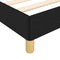 vidaXL - Bedframe - zonder - matras - 120x200 - cm - stof - zwart