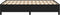 vidaXL - Bedframe - zonder - matras - 120x200 - cm - stof - zwart