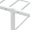 vidaXL - Bedframe - zonder - matras - 120x200 - cm - wit