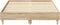 vidaXL - Bedframe - zonder - matras - 120x200cm - spaanplaat - sonoma - eikenkleurig