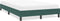 vidaXL - Bedframe - zonder - matras - 120x210 - cm - fluweel - donkergroen