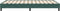 vidaXL - Bedframe - zonder - matras - 120x210 - cm - fluweel - donkergroen