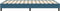 vidaXL - Bedframe - zonder - matras - 120x210 - cm - fluweel - donkerblauw