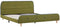 vidaXL - Bedframe - zonder - matras - 135x190 - cm - groen