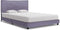 vidaXL - Bedframe - zonder - matras - 135x190 - cm - lichtgrijs