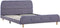 vidaXL - Bedframe - zonder - matras - 135x190 - cm - lichtgrijs