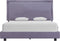 vidaXL - Bedframe - zonder - matras - 135x190 - cm - lichtgrijs