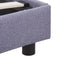 vidaXL - Bedframe - zonder - matras - 135x190 - cm - lichtgrijs