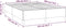 vidaXL - Bedframe - zonder - matras - 140x190 - cm - fluweel - donkergrijs