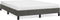 vidaXL - Bedframe - zonder - matras - 140x190 - cm - fluweel - donkergrijs