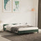 vidaXL - Bedframe - zonder - matras - 140x190 - cm - fluweel - donkergroen