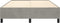 vidaXL - Bedframe - zonder - matras - 140x190 - cm - fluweel - lichtgrijs