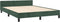 vidaXL - Bedframe - zonder - matras - 140x190 - cm - fluweel - donkergroen