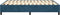 vidaXL - Bedframe - zonder - matras - 140x190 - cm - fluweel - donkerblauw