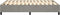 vidaXL - Bedframe - zonder - matras - 140x190 - cm - fluweel - lichtgrijs