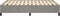 vidaXL - Bedframe - zonder - matras - 140x190 - cm - fluweel - lichtgrijs