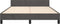 vidaXL - Bedframe - zonder - matras - 140x190 - cm - fluweel - donkergrijs