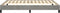 vidaXL - Bedframe - zonder - matras - 140x190 - cm - fluweel - lichtgrijs