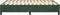 vidaXL - Bedframe - zonder - matras - 140x190 - cm - fluweel - donkergroen