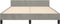 vidaXL - Bedframe - zonder - matras - 140x190 - cm - fluweel - lichtgrijs