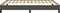 vidaXL - Bedframe - zonder - matras - 140x190 - cm - fluweel - donkergrijs