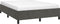 vidaXL - Bedframe - zonder - matras - 140x190 - cm - fluweel - donkergrijs