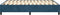 vidaXL - Bedframe - zonder - matras - 140x190 - cm - fluweel - donkerblauw