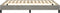 vidaXL - Bedframe - zonder - matras - 140x190 - cm - fluweel - lichtgrijs
