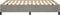 vidaXL - Bedframe - zonder - matras - 140x190 - cm - fluweel - lichtgrijs