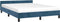 vidaXL - Bedframe - zonder - matras - 140x190 - cm - fluweel - donkerblauw