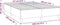 vidaXL - Bedframe - zonder - matras - 140x190 - cm - fluweel - donkerblauw