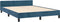 vidaXL - Bedframe - zonder - matras - 140x190 - cm - fluweel - donkerblauw