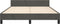 vidaXL - Bedframe - zonder - matras - 140x190 - cm - fluweel - donkergrijs