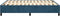 vidaXL - Bedframe - zonder - matras - 140x190 - cm - fluweel - donkerblauw