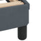 vidaXL - Bedframe - zonder - matras - 140x190 - cm - fluweel - donkergrijs