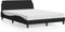 vidaXL - Bedframe - zonder - matras - 140x190 - cm - fluweel - zwart