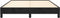 vidaXL - Bedframe - zonder - matras - 140x190 - cm - fluweel - zwart
