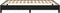 vidaXL - Bedframe - zonder - matras - 140x190 - cm - fluweel - zwart